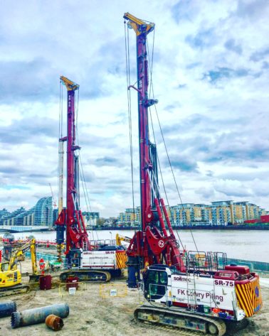FK Lowry Piling Awarded £3.6M Thames Tideway Contract