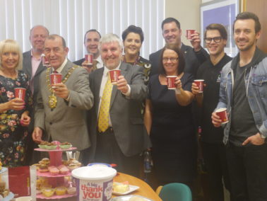 Mayor attends H&J Martin’s Coffee Morning