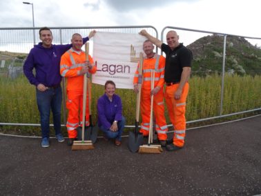 Lagan O&M Donate equipment for NI Hospice Sparkle Dash