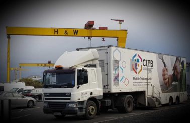 CITB Mobile Training Unit visits HQ for Mental Health Awareness Training