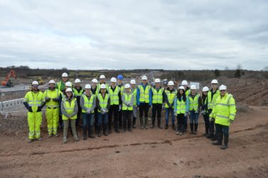 Strathclyde University Students Visit M8 M73 M74 Motorway Improvements Project